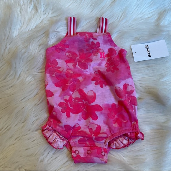 Hurley One Piece Romper Bundle - NWT - Girls Size 6 M - Picture 11 of 12